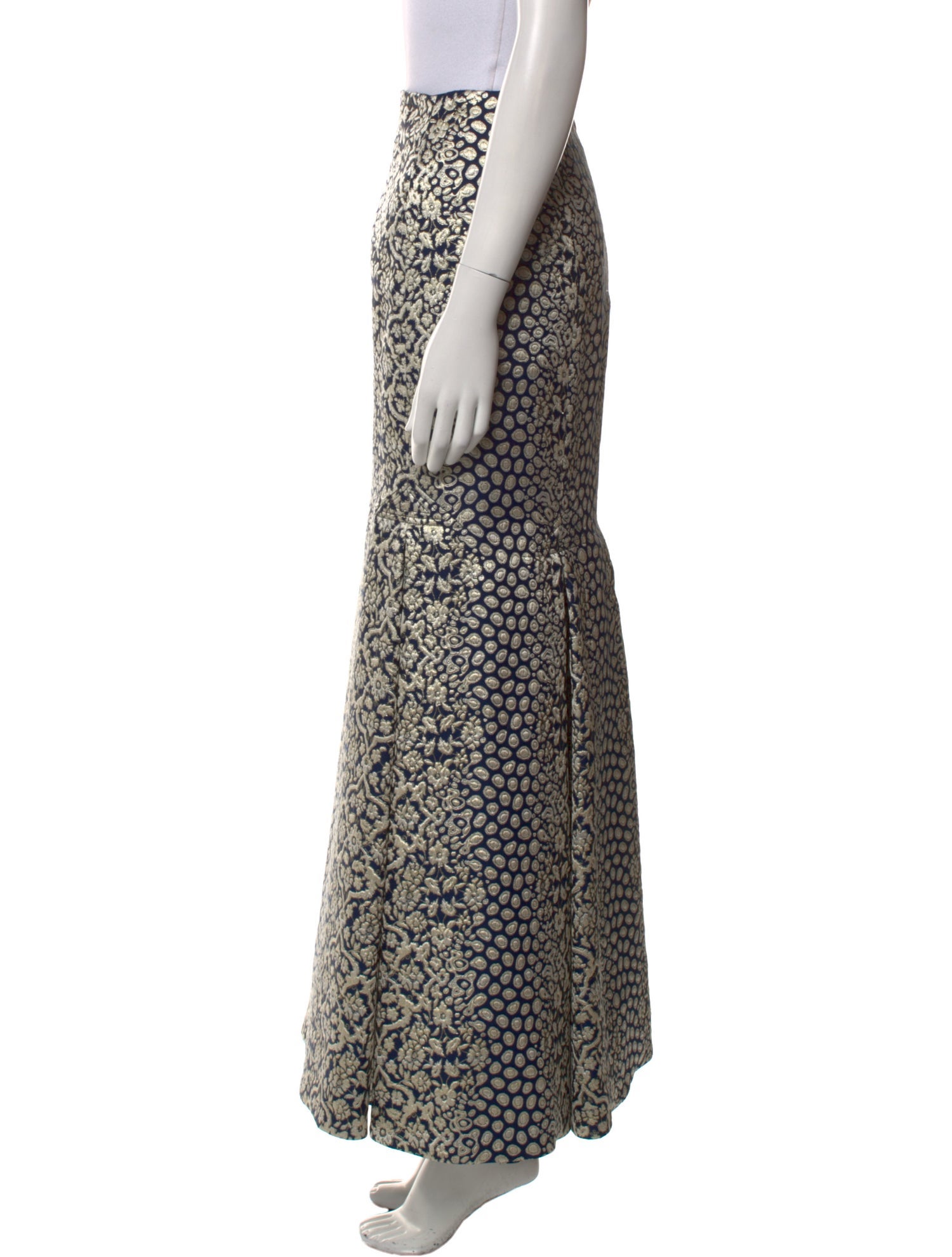 Carolina Herrera Patterned Long Skirt