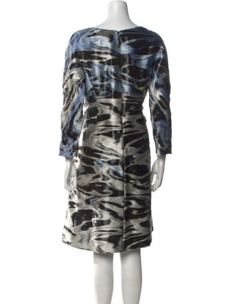 Carolina Herrera Printed Knee-Length Dress