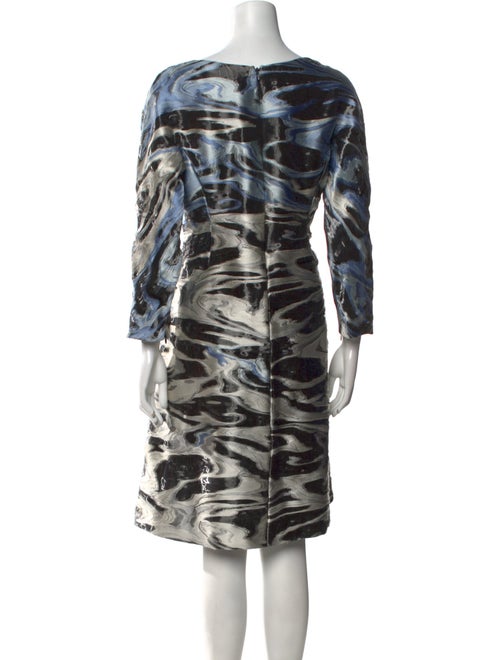 Carolina Herrera Printed Knee-Length Dress