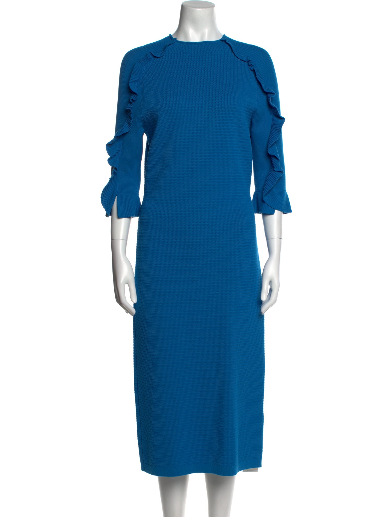 Carolina Herrera Crew Neck Long Dress