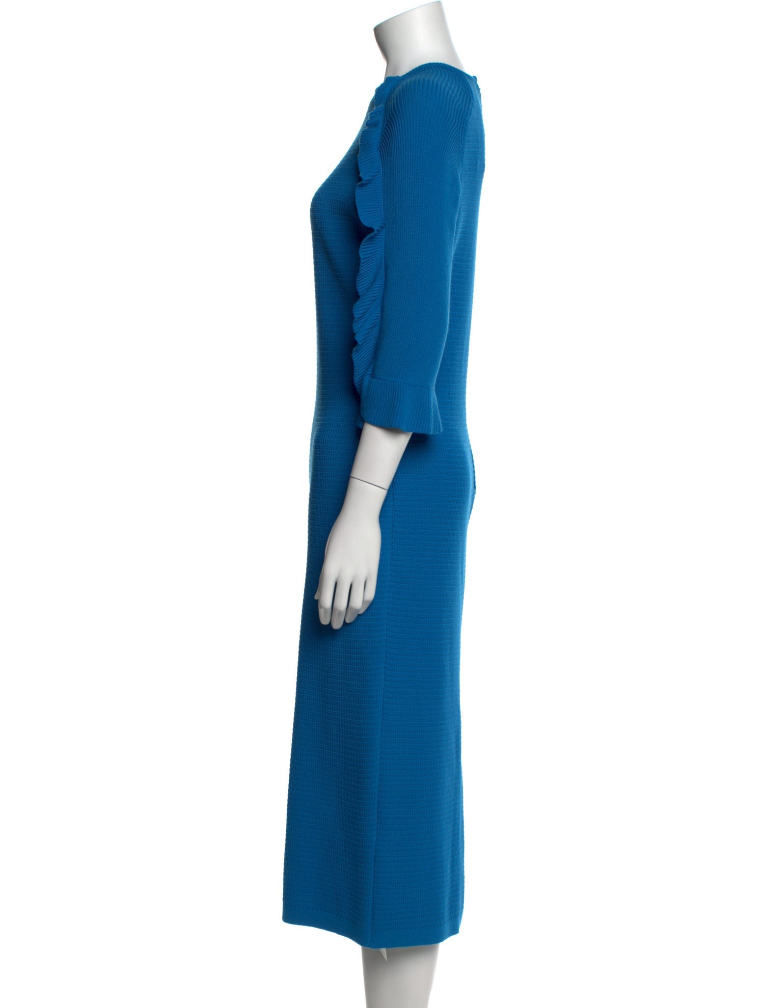 Carolina Herrera Crew Neck Long Dress