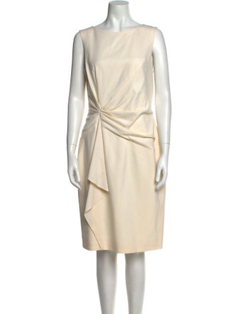 Carolina Herrera Virgin Wool Knee-Length Dress