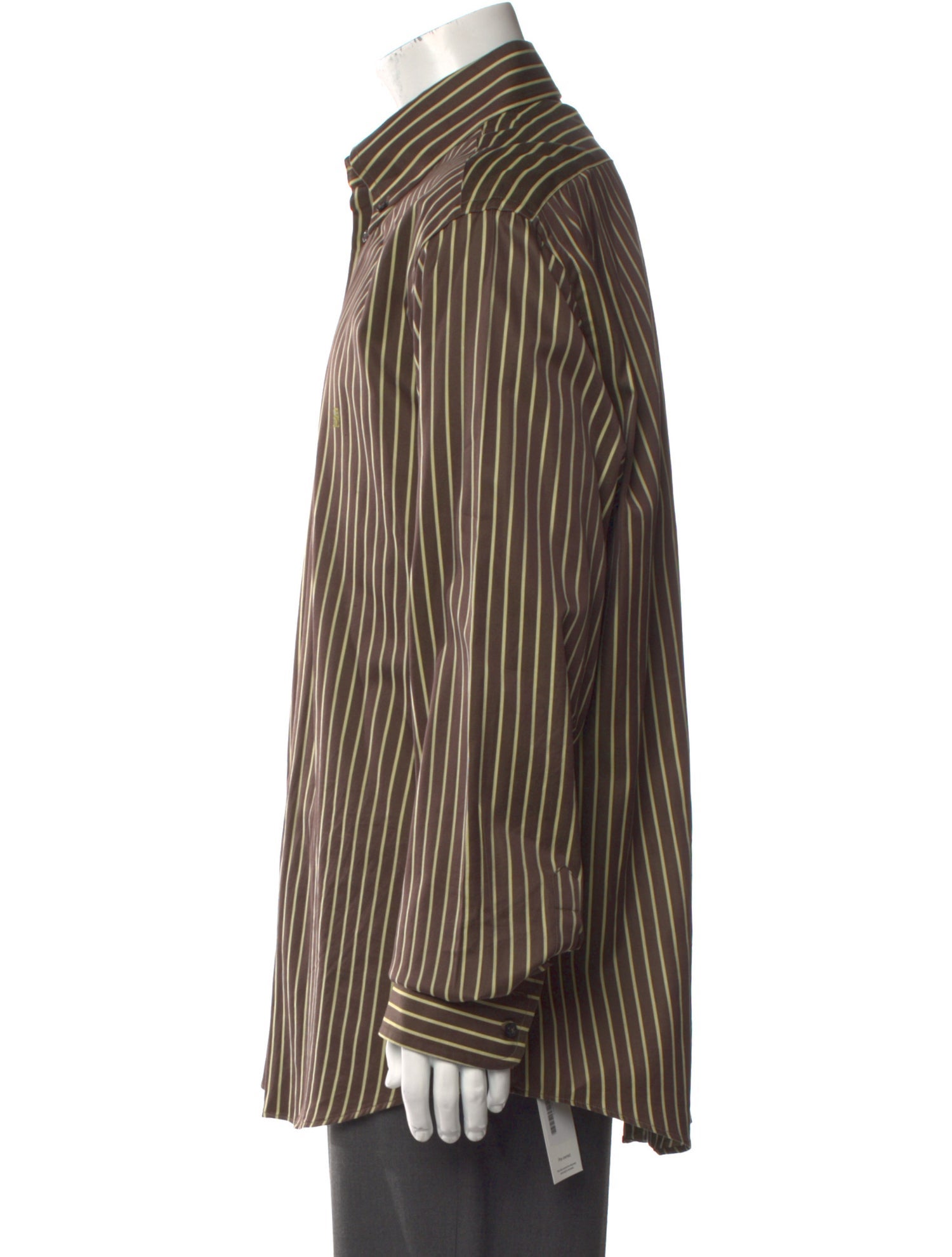 Carolina Herrera Striped Long Sleeve Dress Shirt