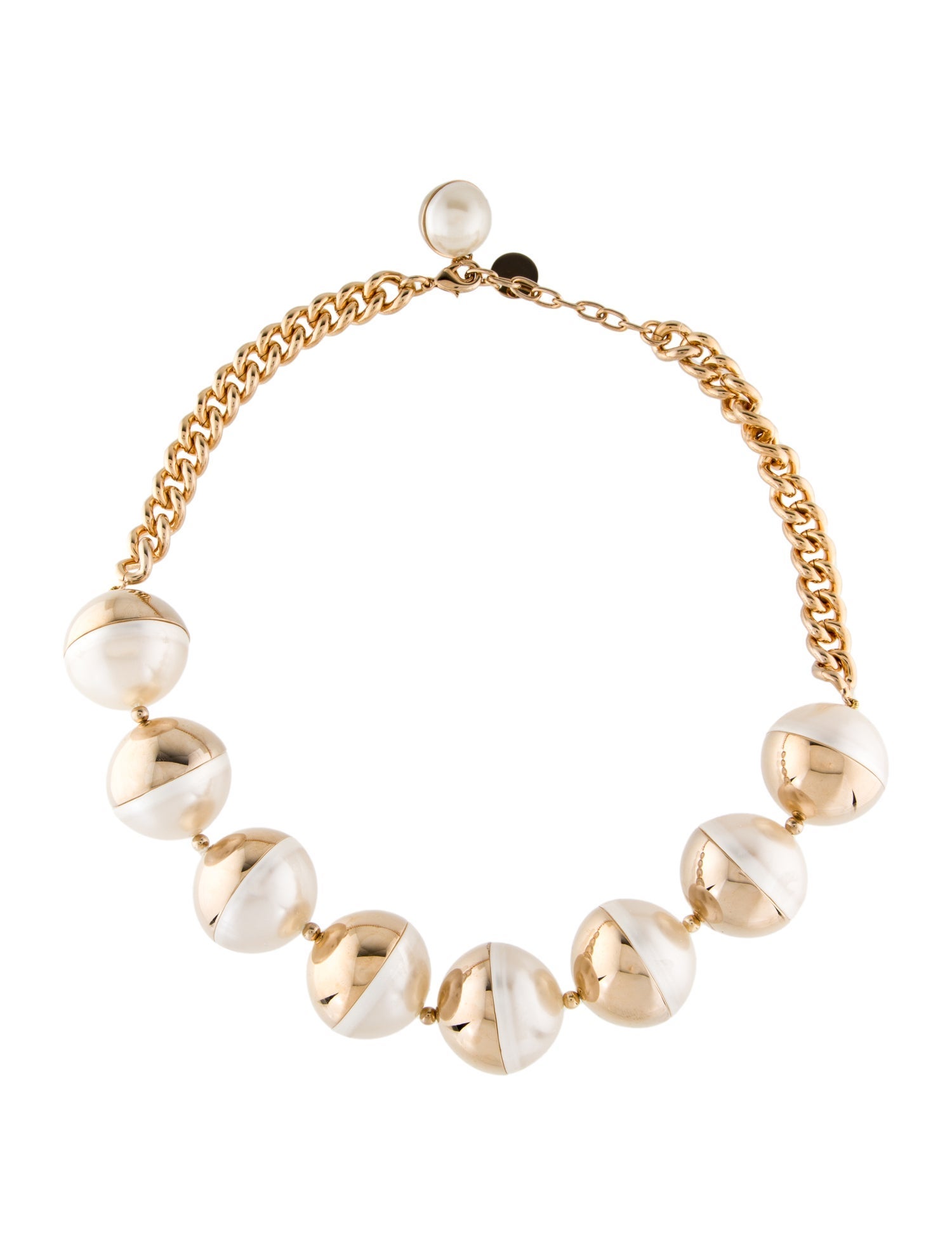 Carolina Herrera Large Ball Drop Necklace