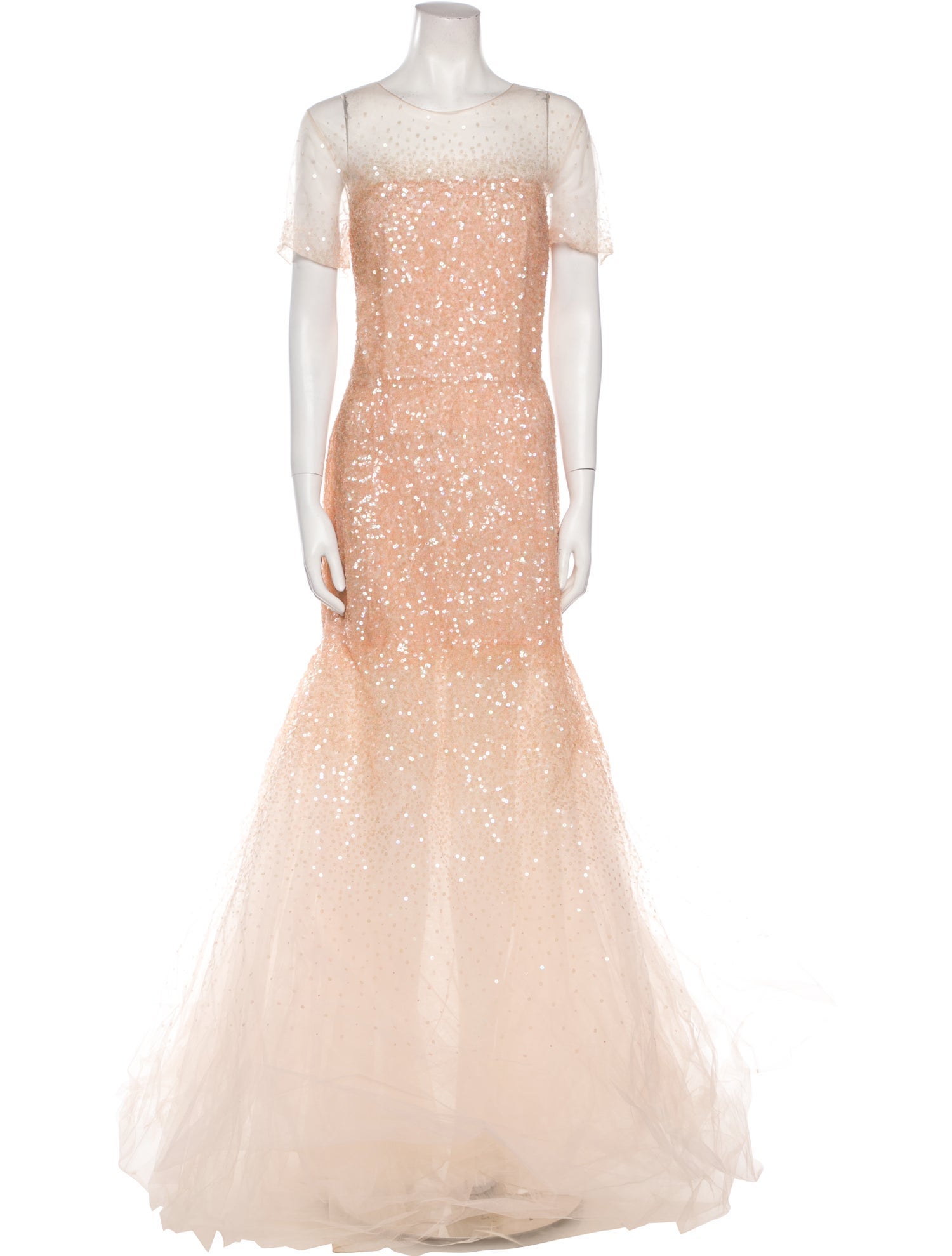 Carolina Herrera Mesh Long Dress