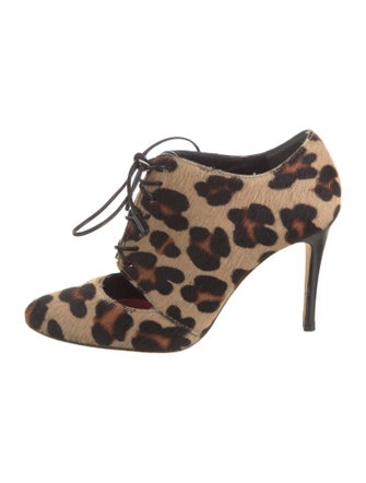 Carolina Herrera Ponyhair Animal Print Pumps