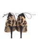 Carolina Herrera Ponyhair Animal Print Pumps