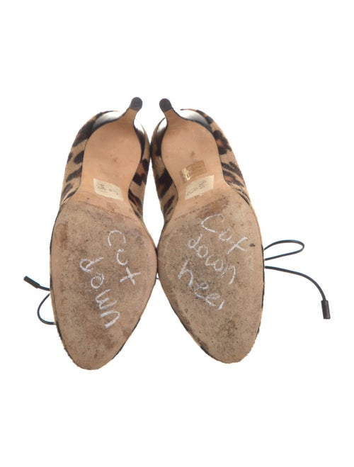 Carolina Herrera Ponyhair Animal Print Pumps