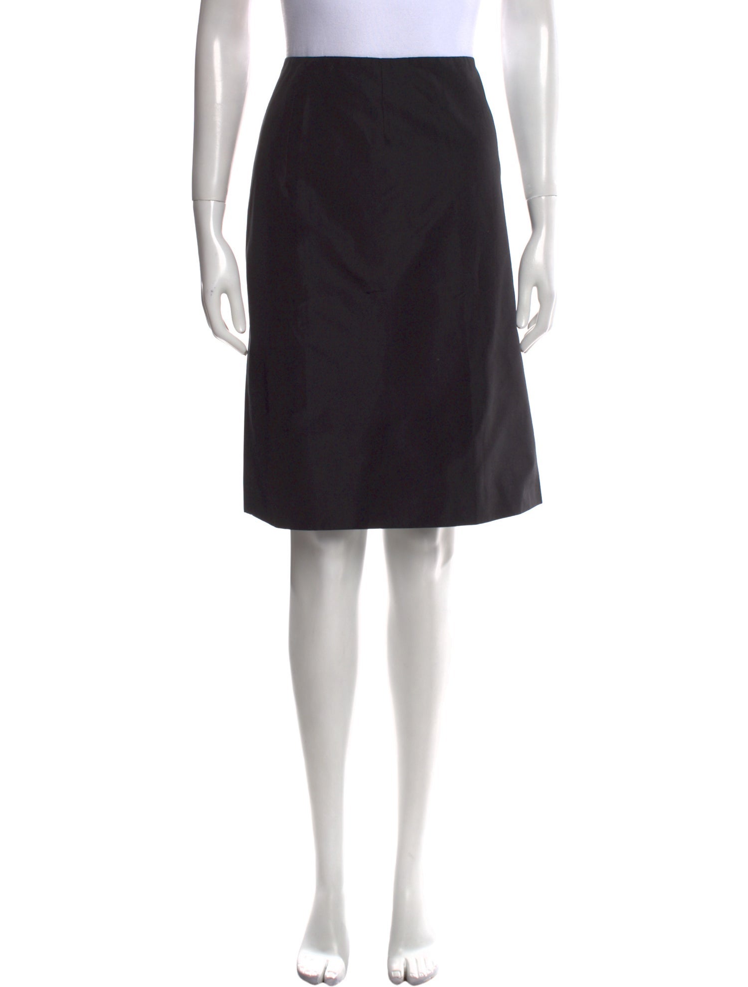 Carolina Herrera Pleated Accents Knee-Length Skirt