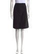 Carolina Herrera Pleated Accents Knee-Length Skirt