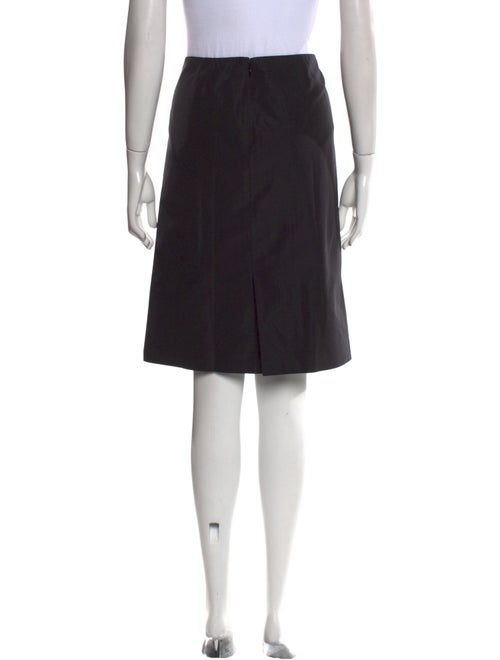 Carolina Herrera Pleated Accents Knee-Length Skirt