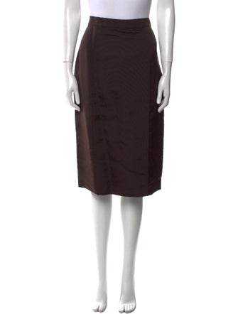 Carolina Herrera Wool Knee-Length Skirt