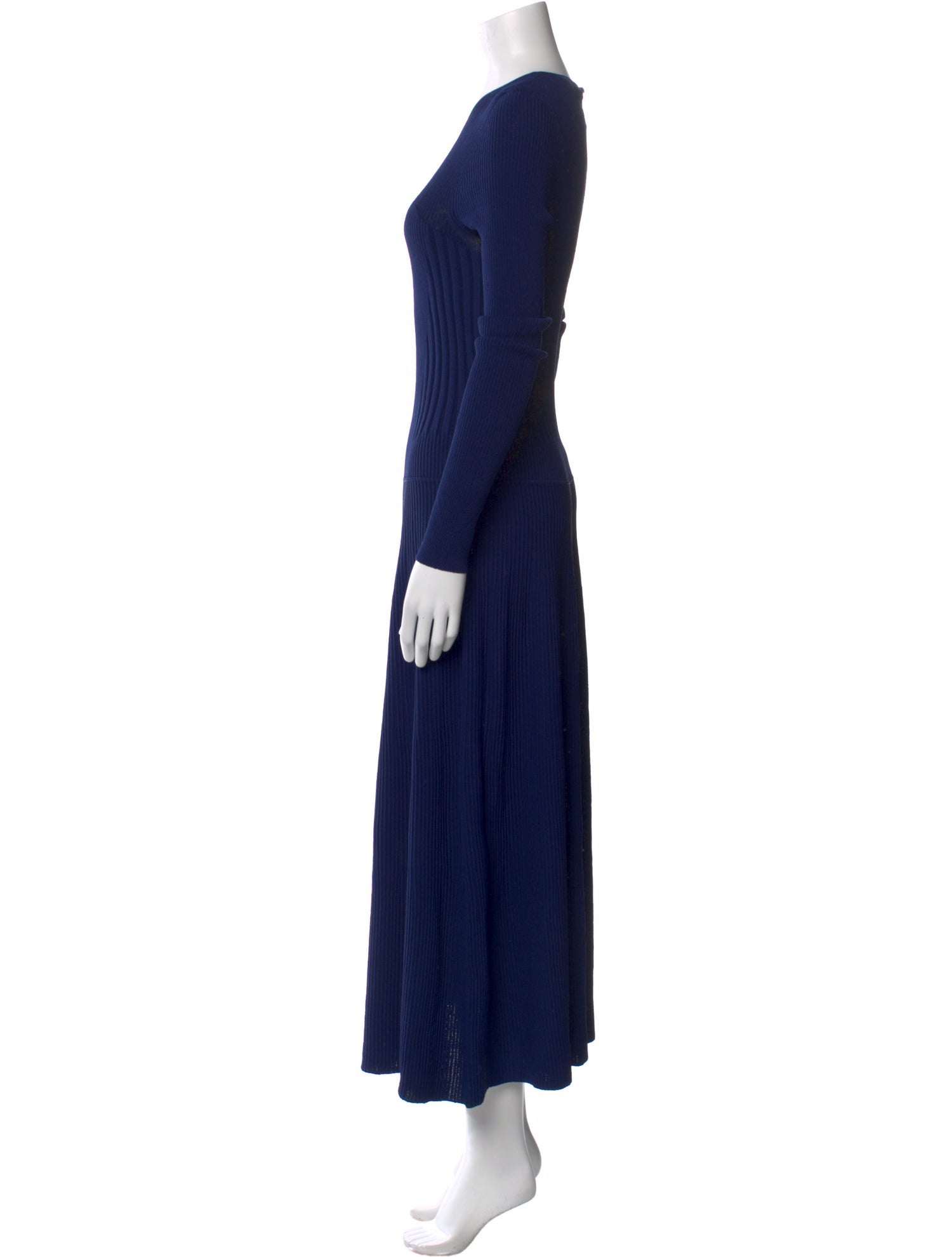 Carolina Herrera Crew Neck Long Dress