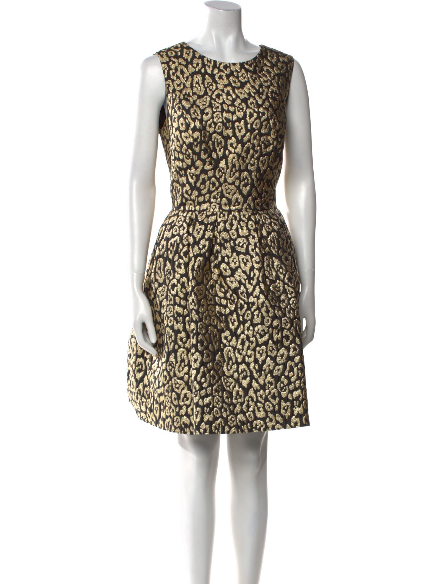 Carolina Herrera Animal Print Mini Dress