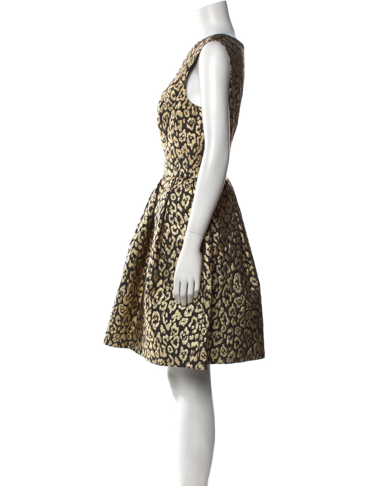 Carolina Herrera Animal Print Mini Dress