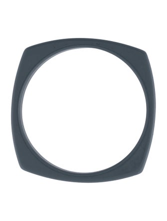 Carolina Herrera Resin Logo Bangle Bracelet