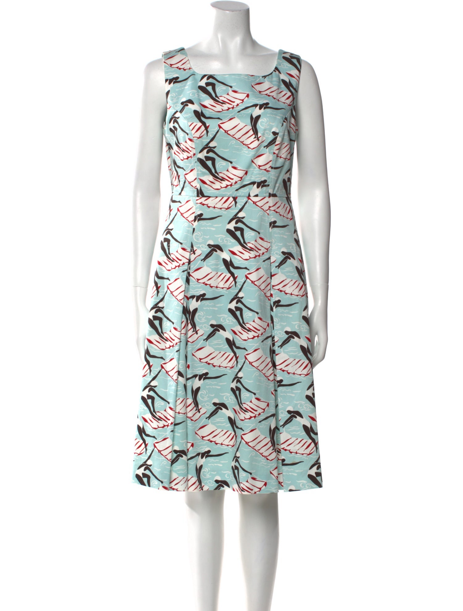 Carolina Herrera Printed Knee-Length Dress