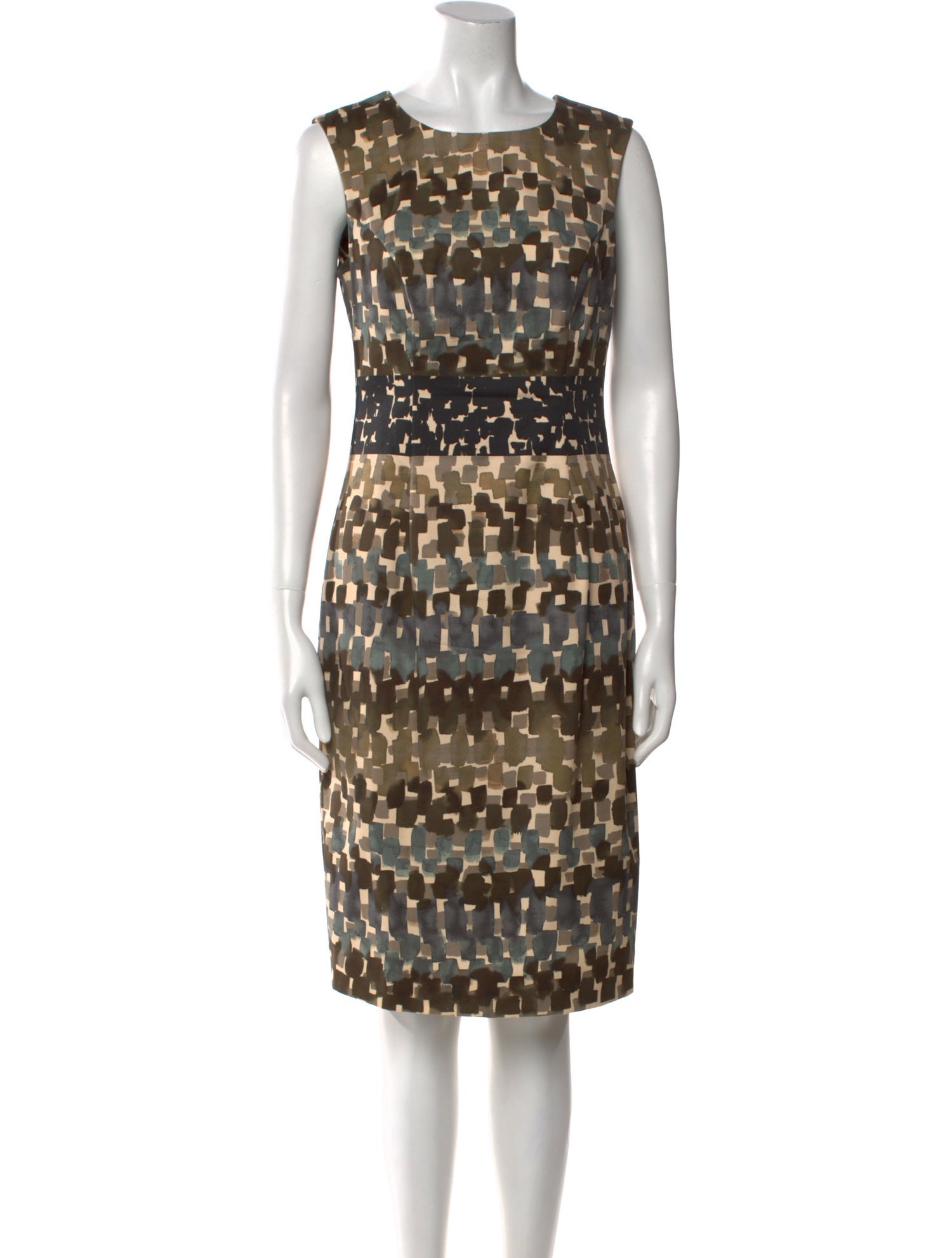 Carolina Herrera Printed Knee-Length Dress
