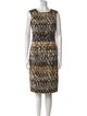 Carolina Herrera Printed Knee-Length Dress