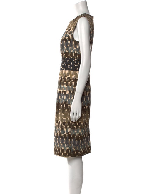 Carolina Herrera Printed Knee-Length Dress