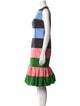 Carolina Herrera Striped Midi Length Dress