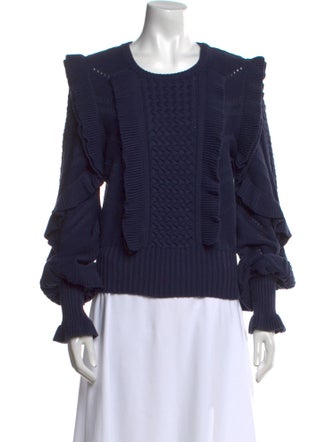 Carolina Herrera Scoop Neck Sweater