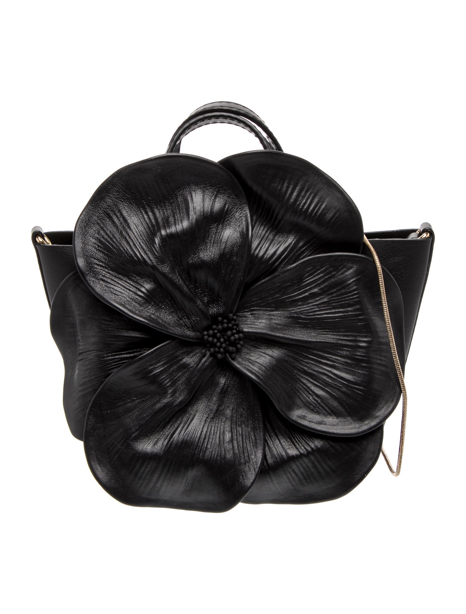 Carolina Herrera Leather Top Handle Bag
