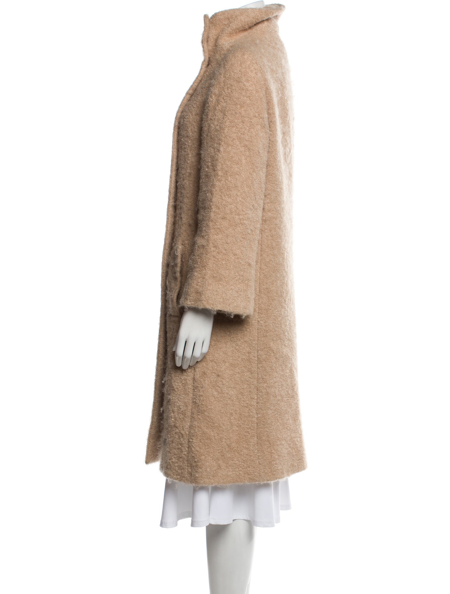Carolina Herrera Nylon Faux Fur Coat