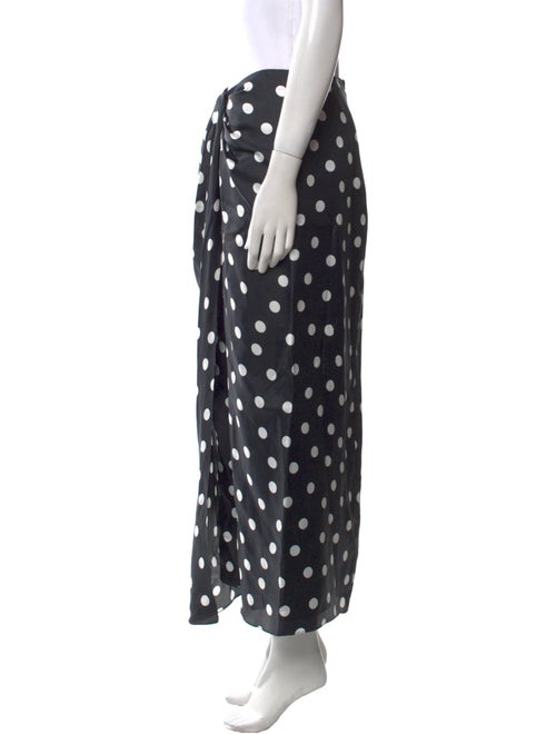 Carolina Herrera Polka Dot Print Midi Length Skirt