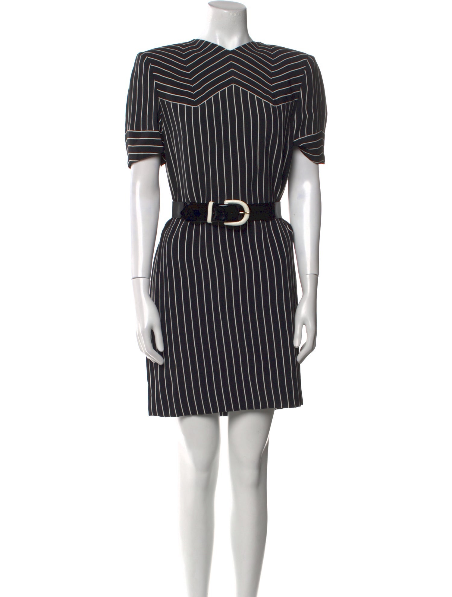 Carolina Herrera Striped Knee-Length Dress