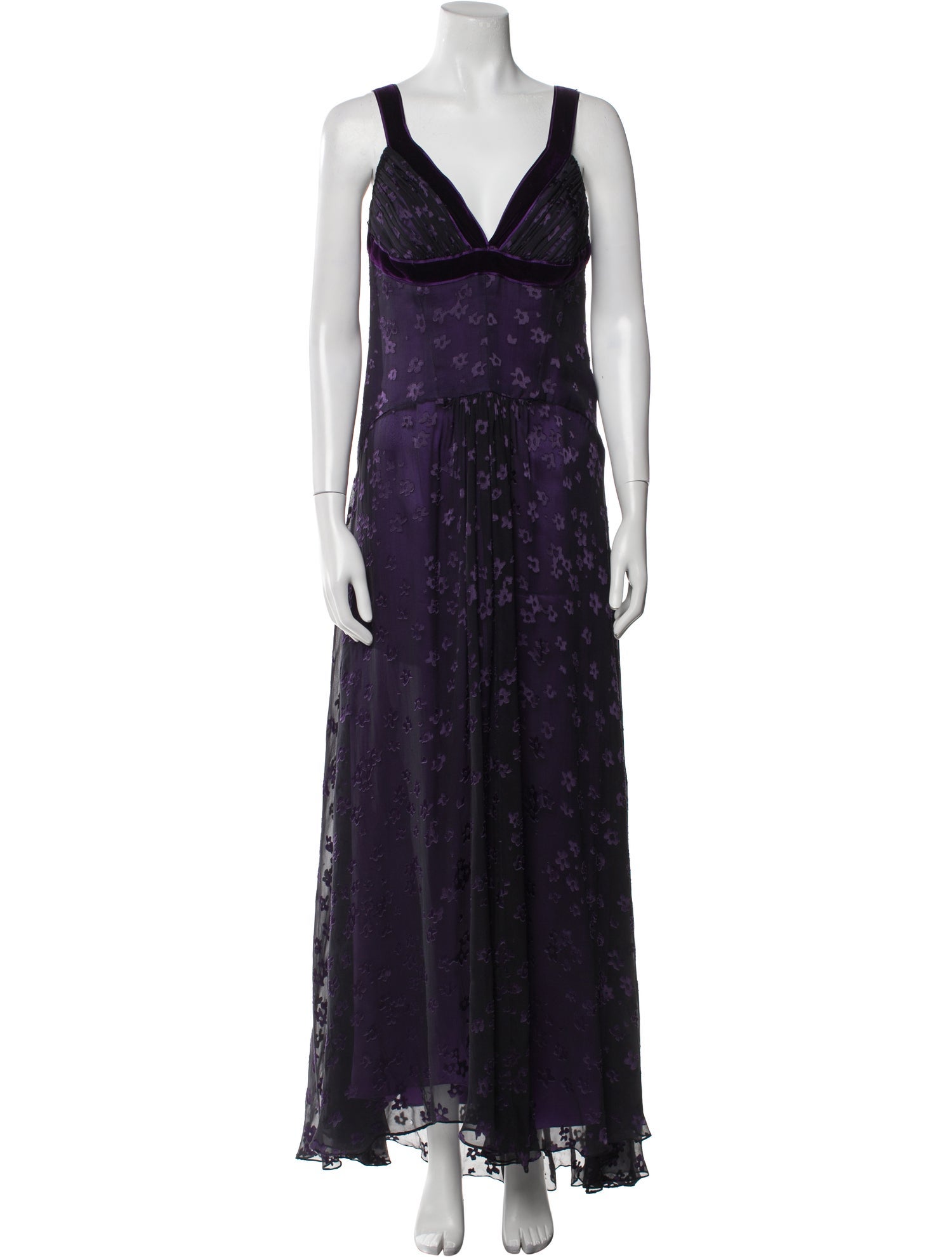 Carolina Herrera Silk Long Dress