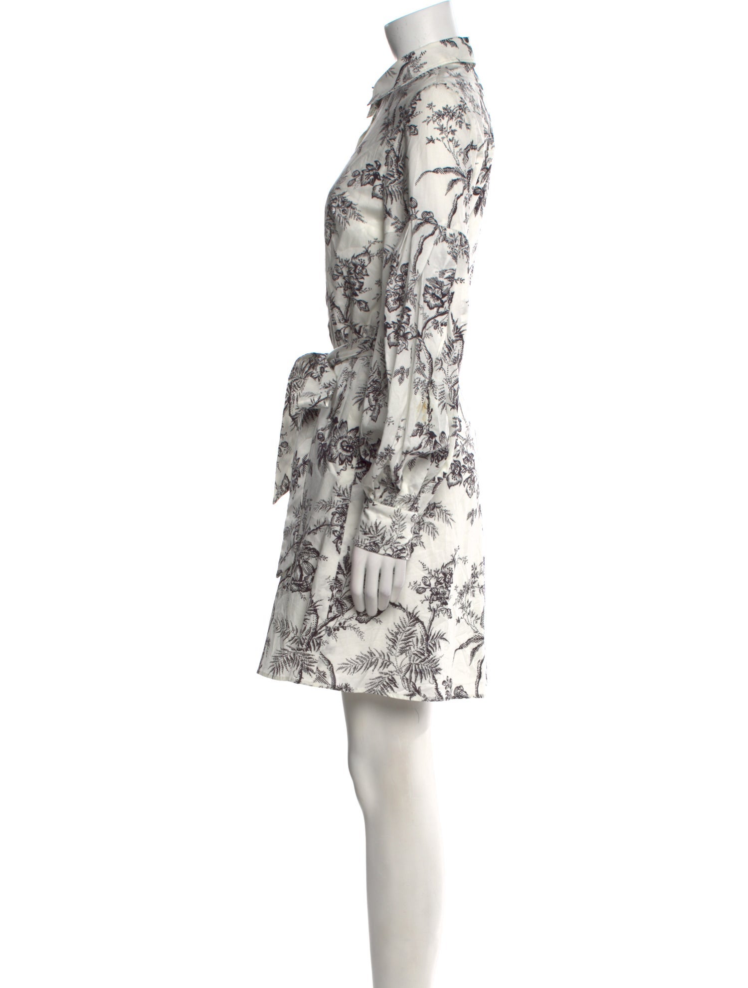 Carolina Herrera Floral Print Mini Dress