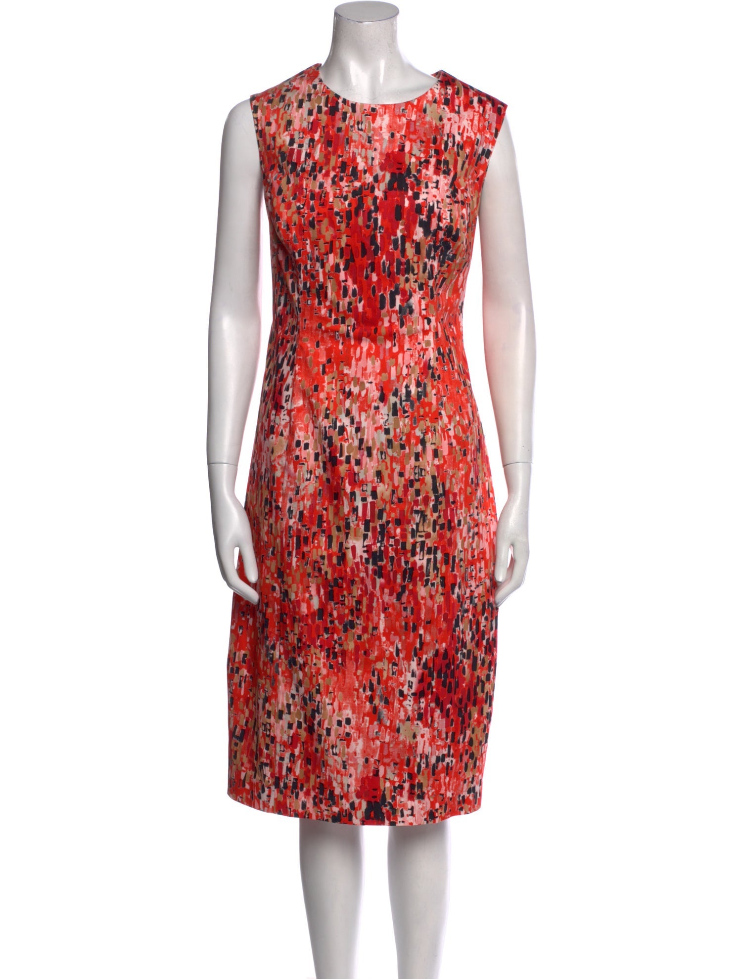 Carolina Herrera Printed Midi Length Dress