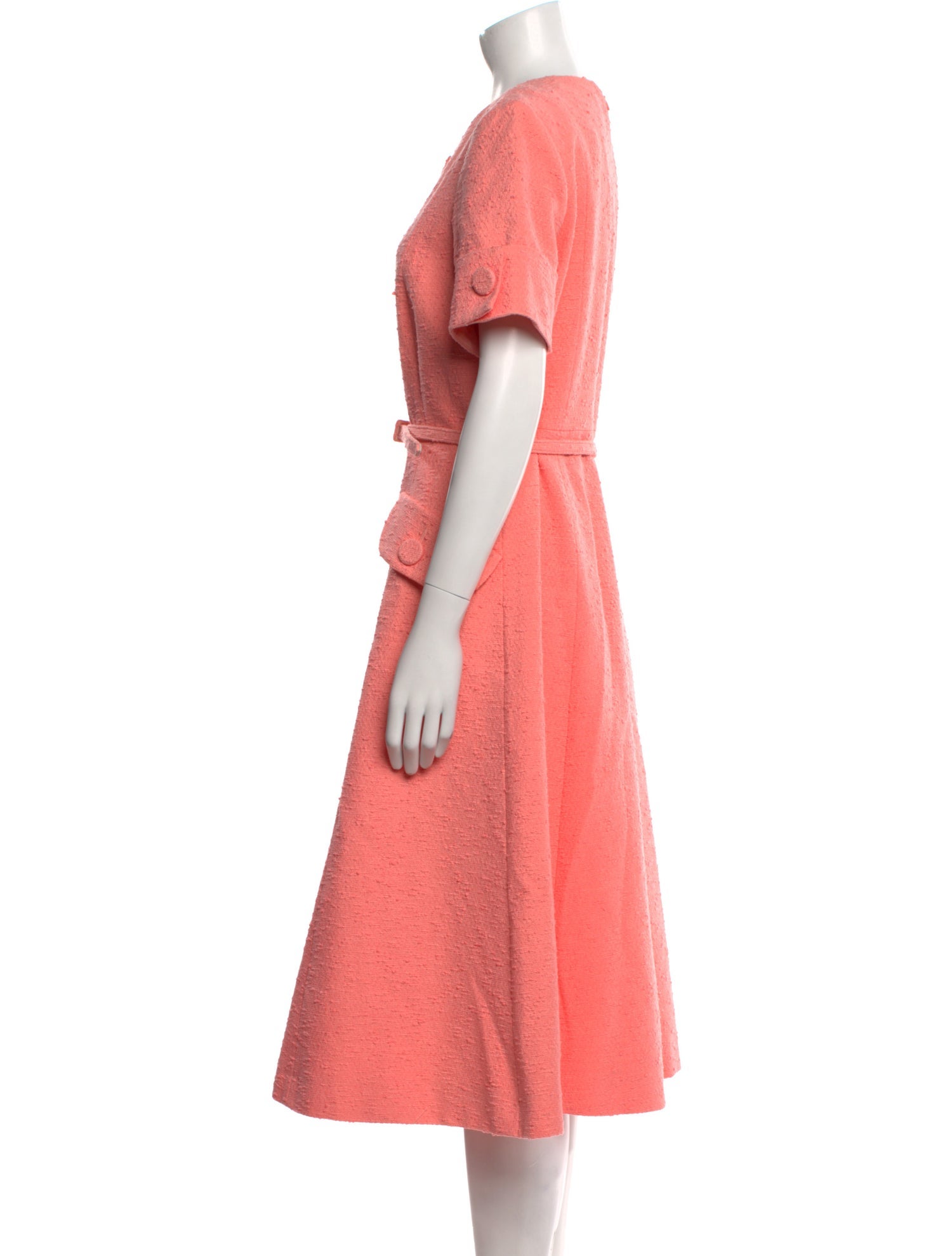 Carolina Herrera Crew Neck Midi Length Dress w/ Tags