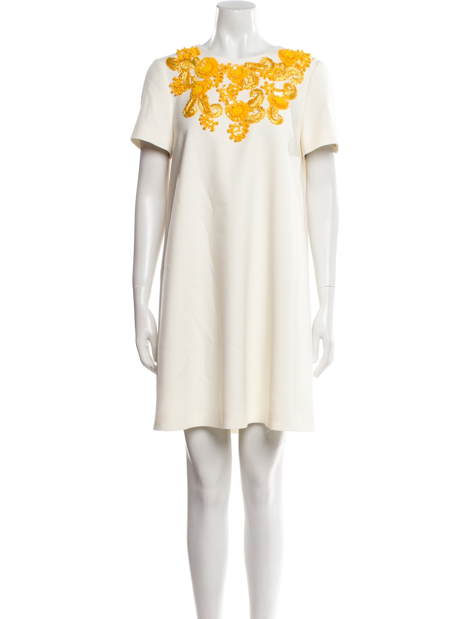 Carolina Herrera Wool Mini Dress