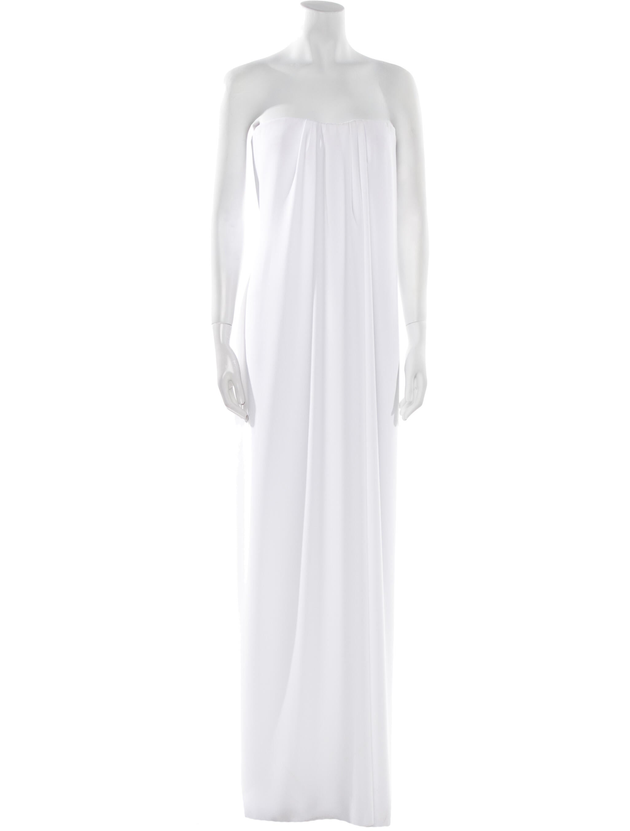 Carolina Herrera Strapless Long Dress