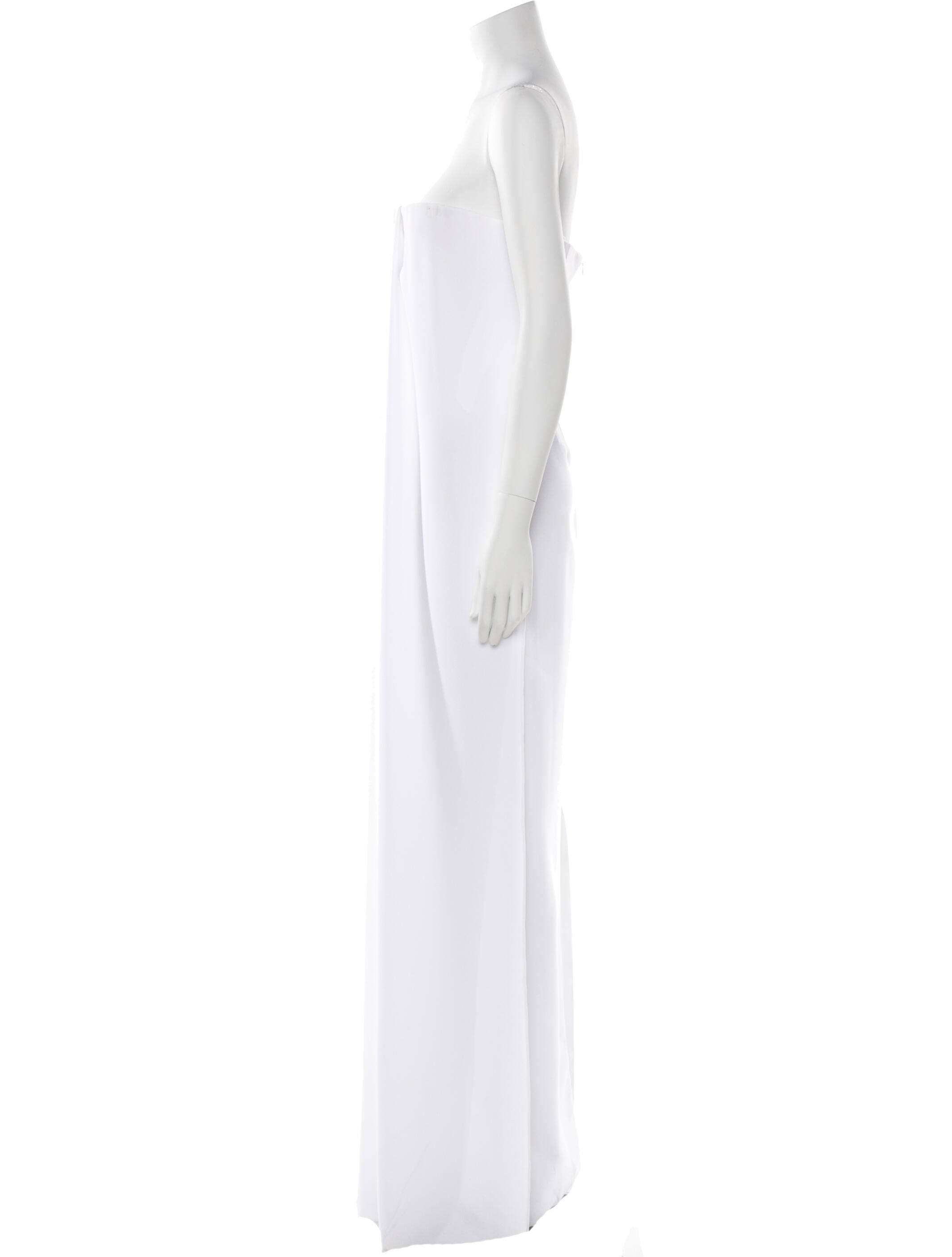Carolina Herrera Strapless Long Dress