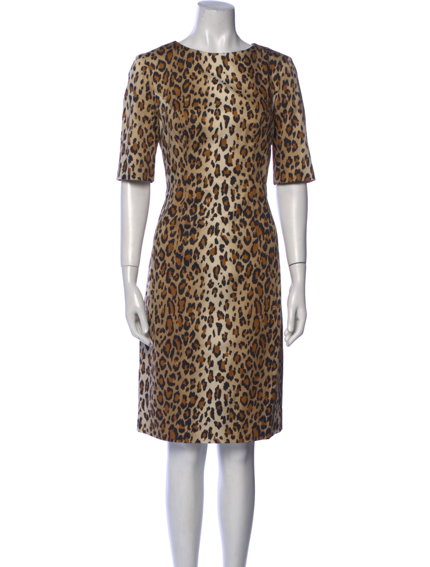 Carolina Herrera Animal Print Knee-Length Dress w/ Tags
