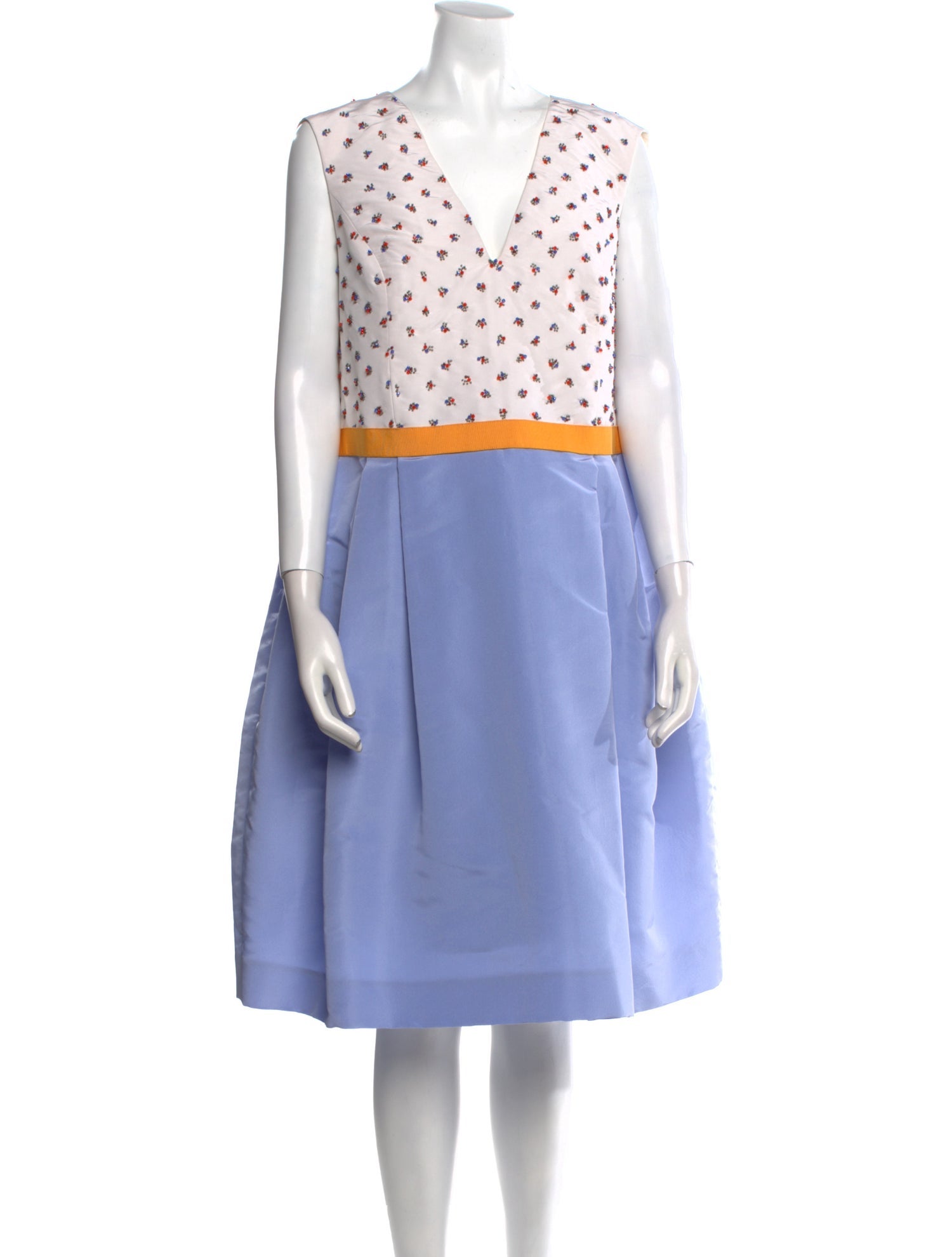 Carolina Herrera Printed Midi Length Dress