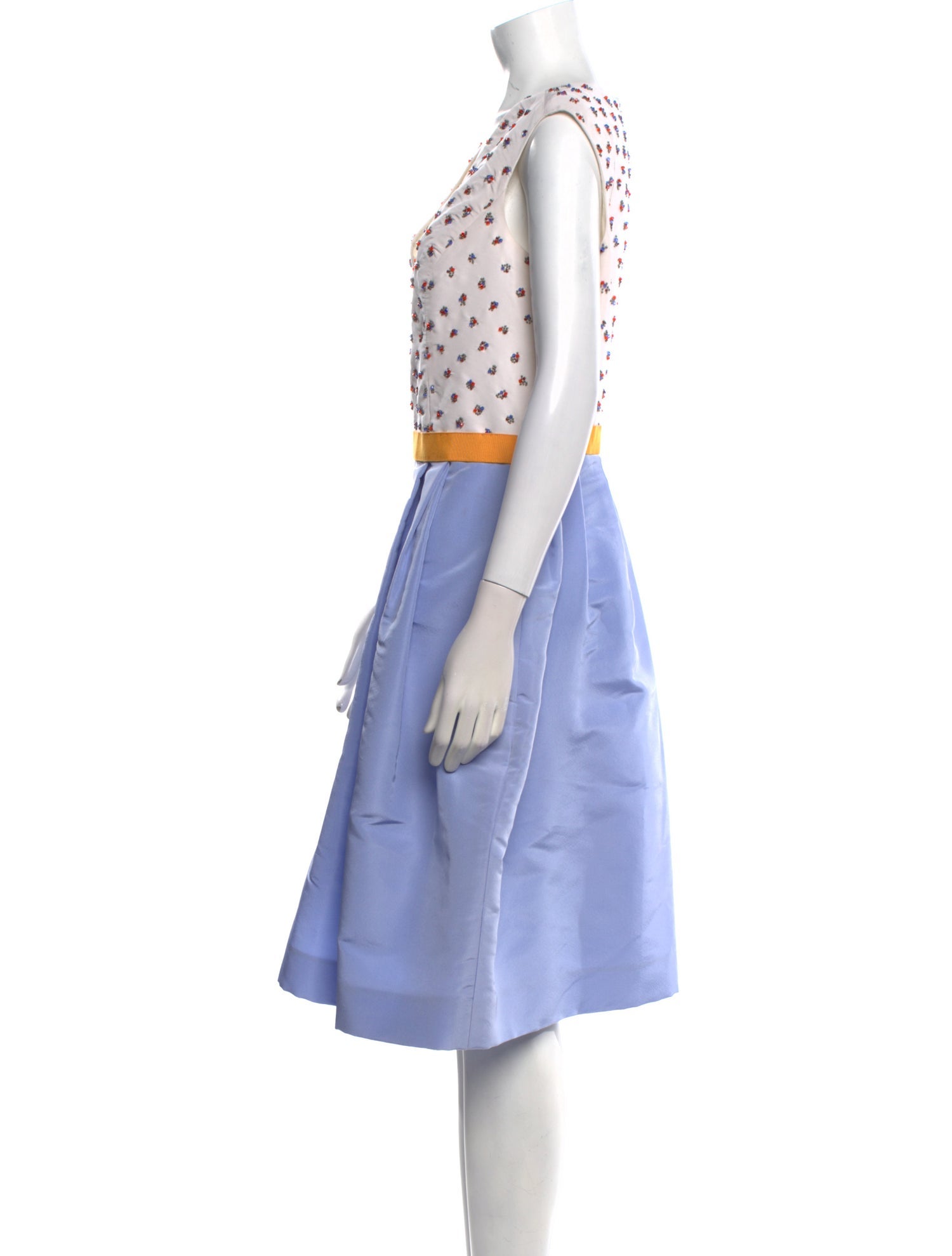 Carolina Herrera Printed Midi Length Dress