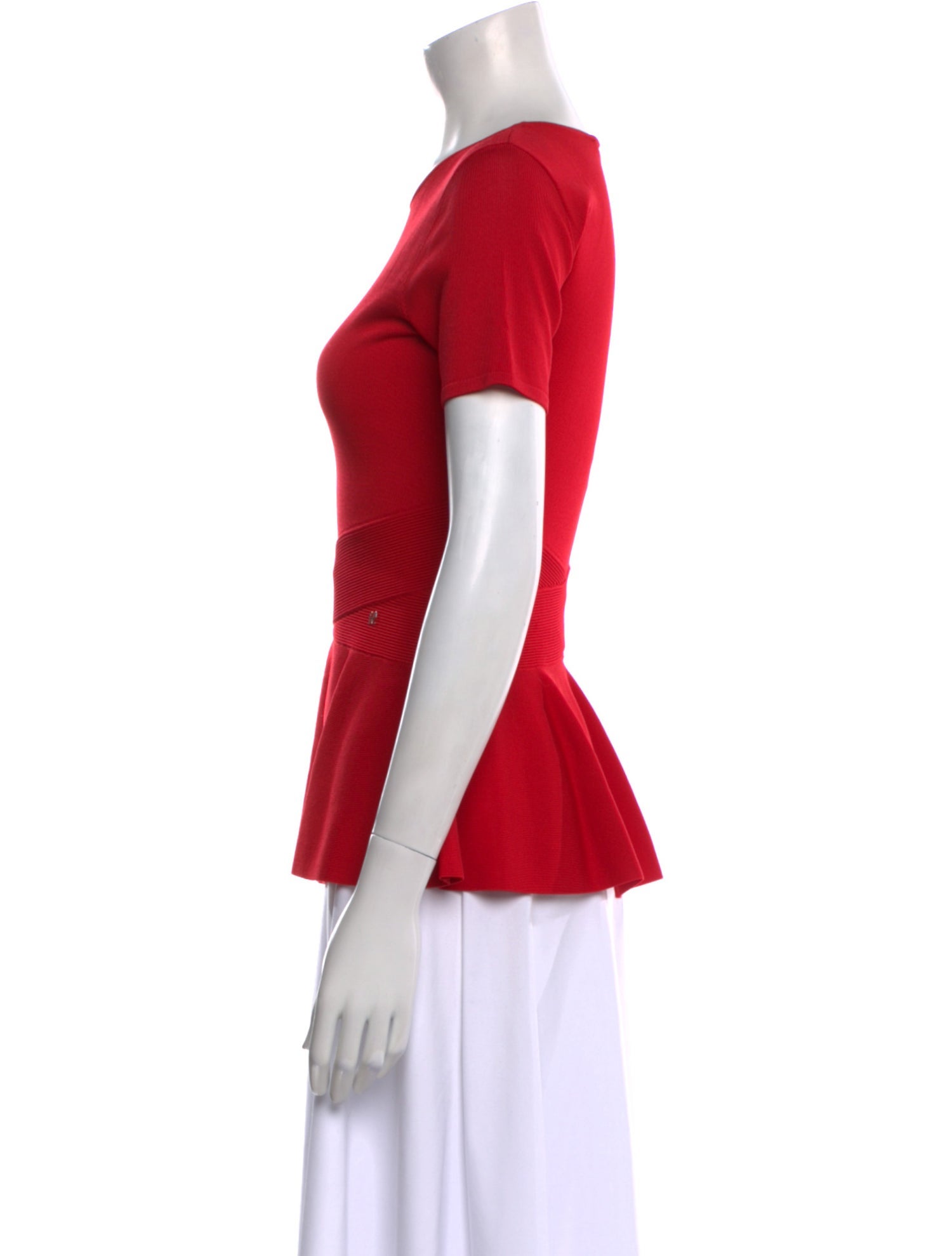 Carolina Herrera Scoop Neck Mini Dress