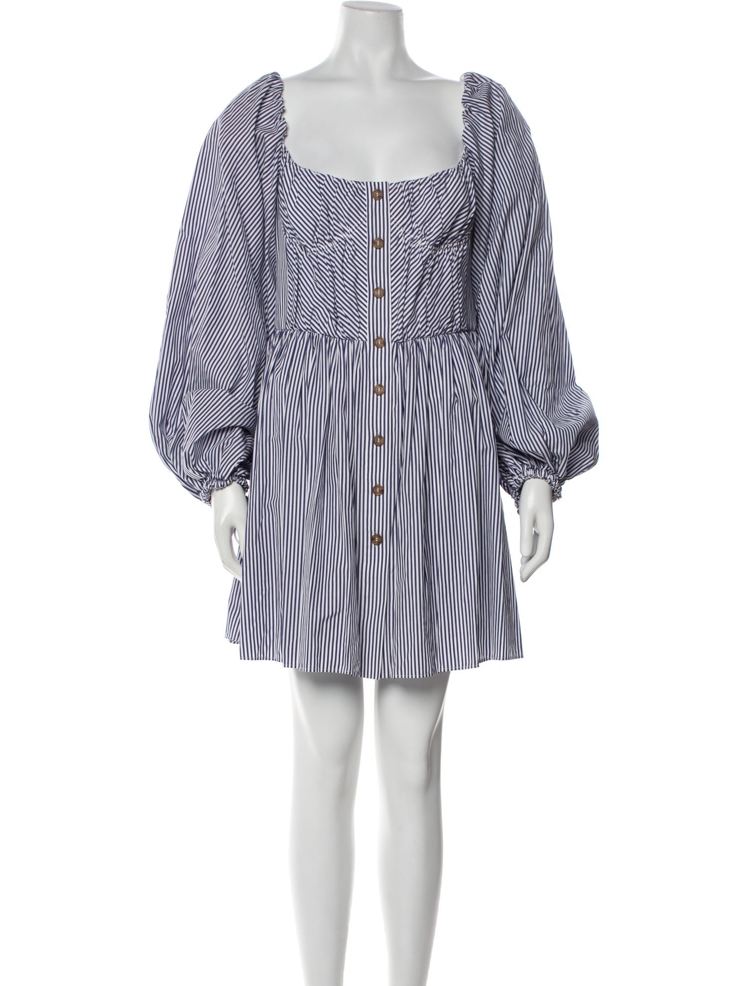 Carolina Herrera Striped Mini Dress