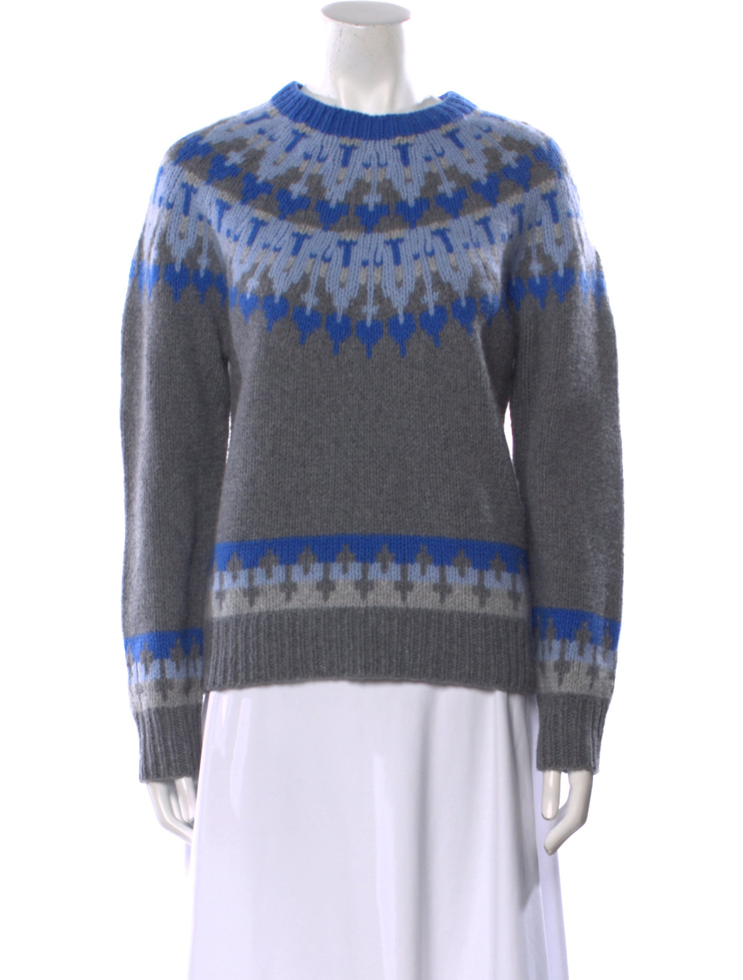Carolina Herrera Wool Printed Sweater