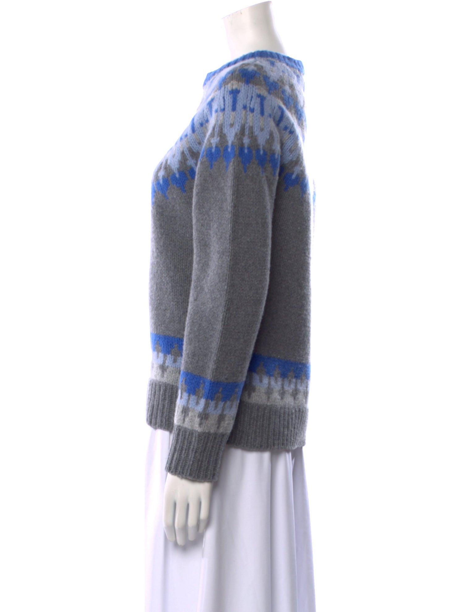 Carolina Herrera Wool Printed Sweater