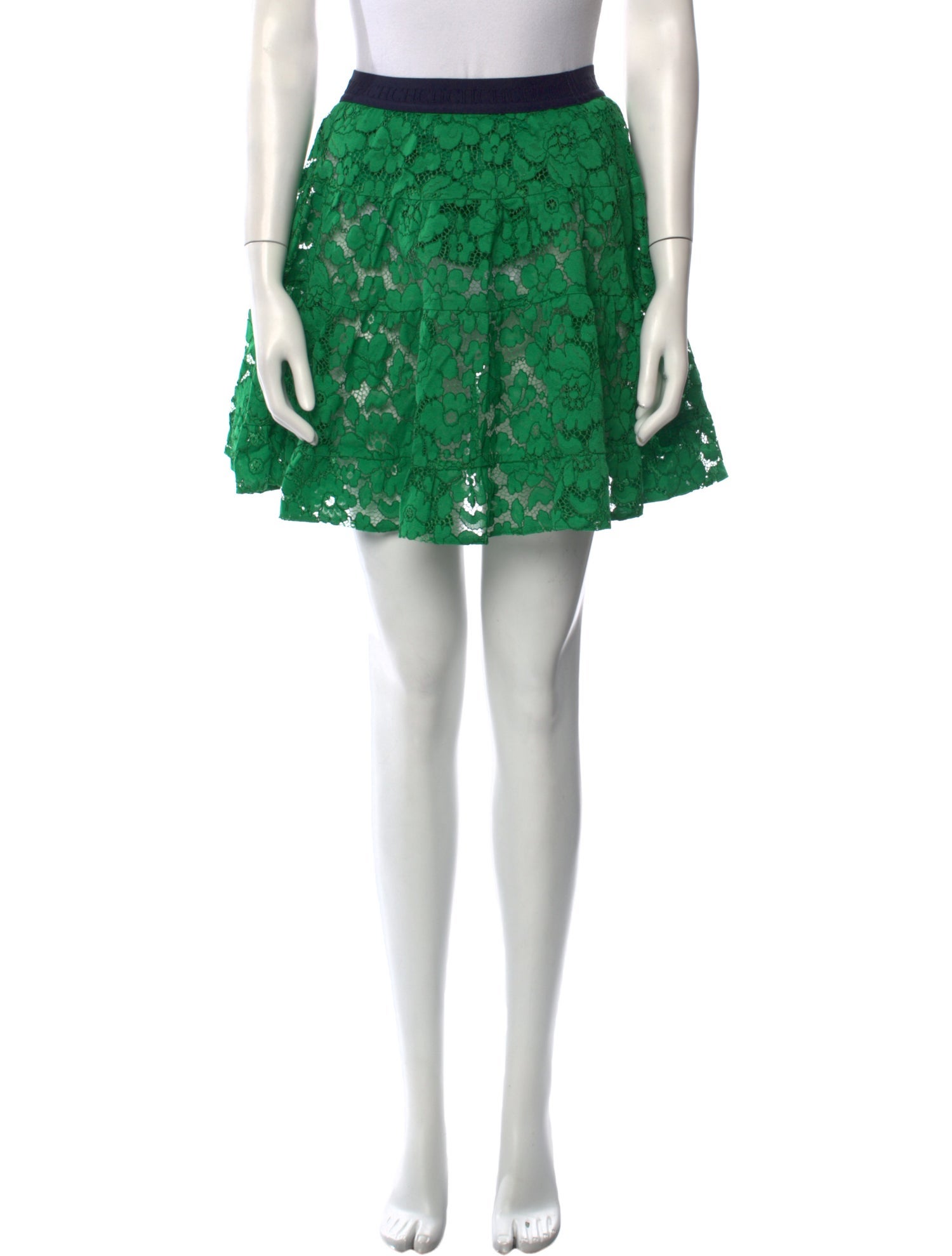 Carolina Herrera Floral Print Mini Skirt