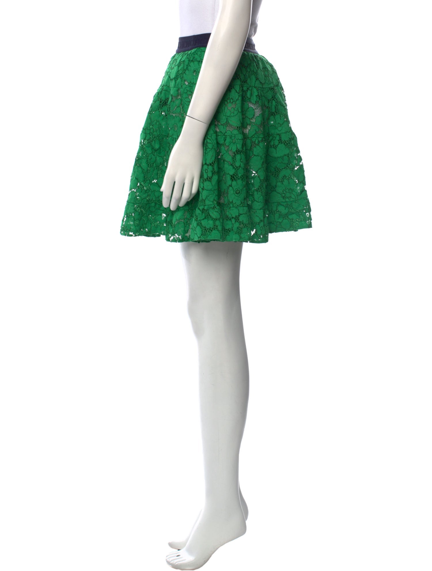 Carolina Herrera Floral Print Mini Skirt