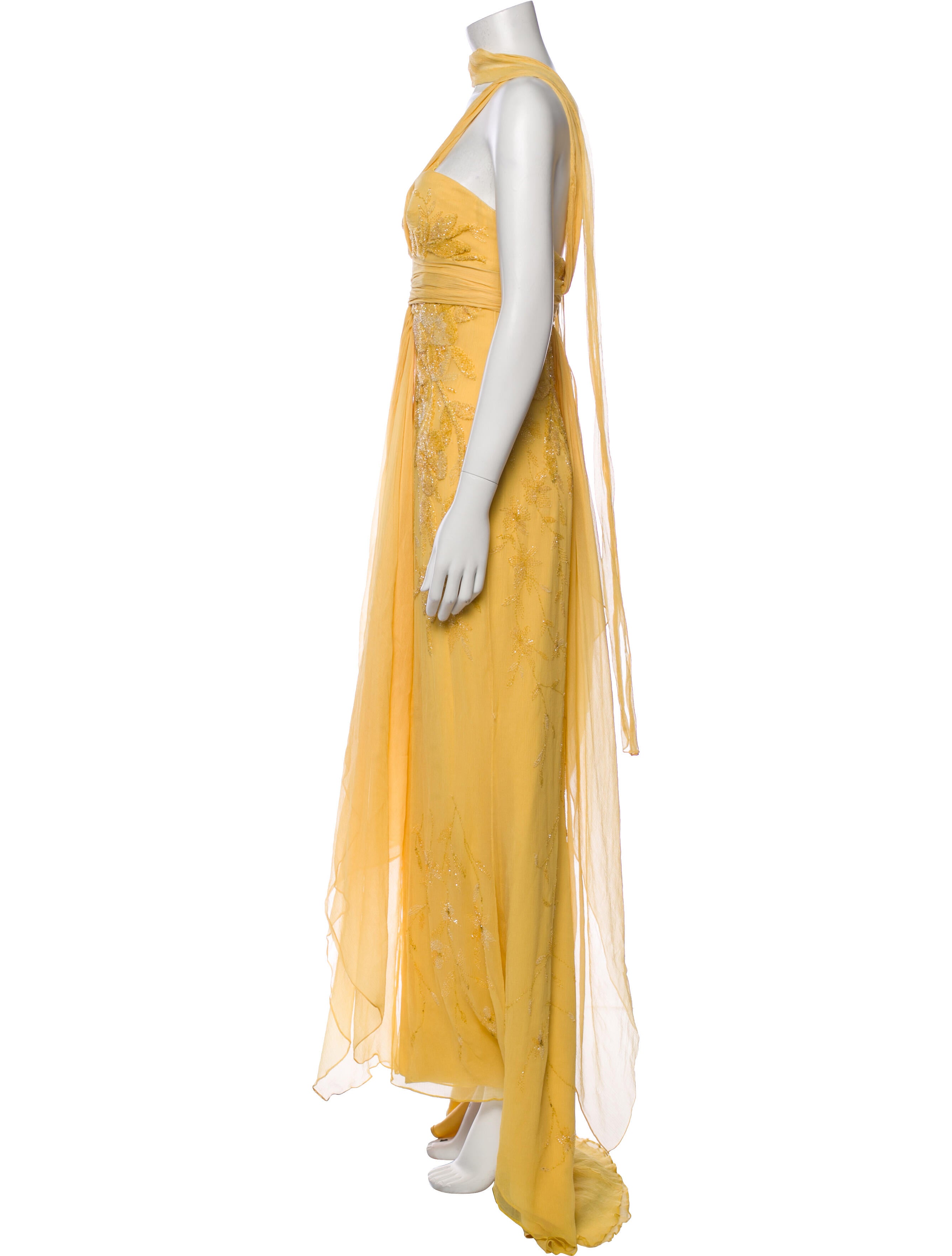 Carolina Herrera Silk Long Dress