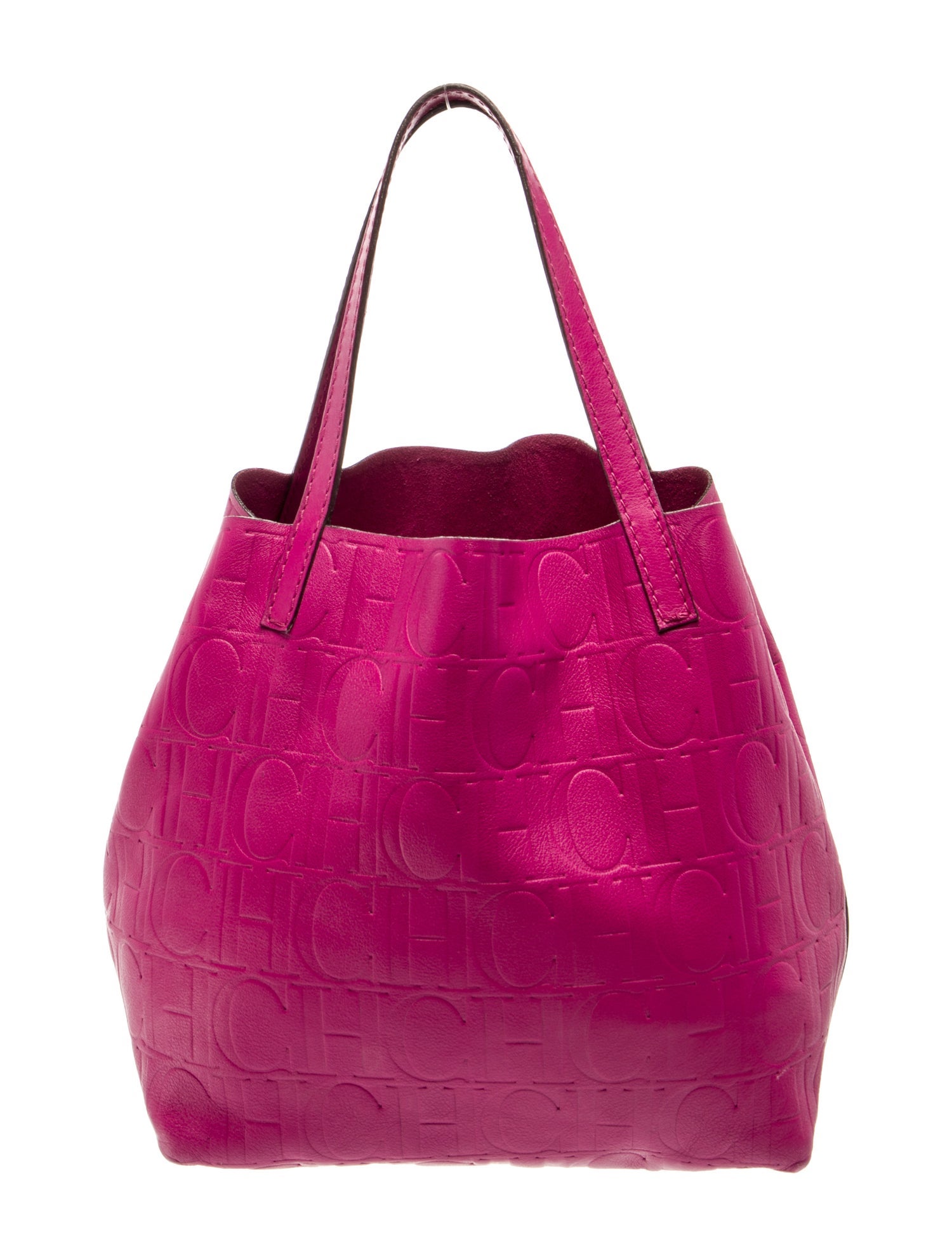 Carolina Herrera Leather Top Handle Bag