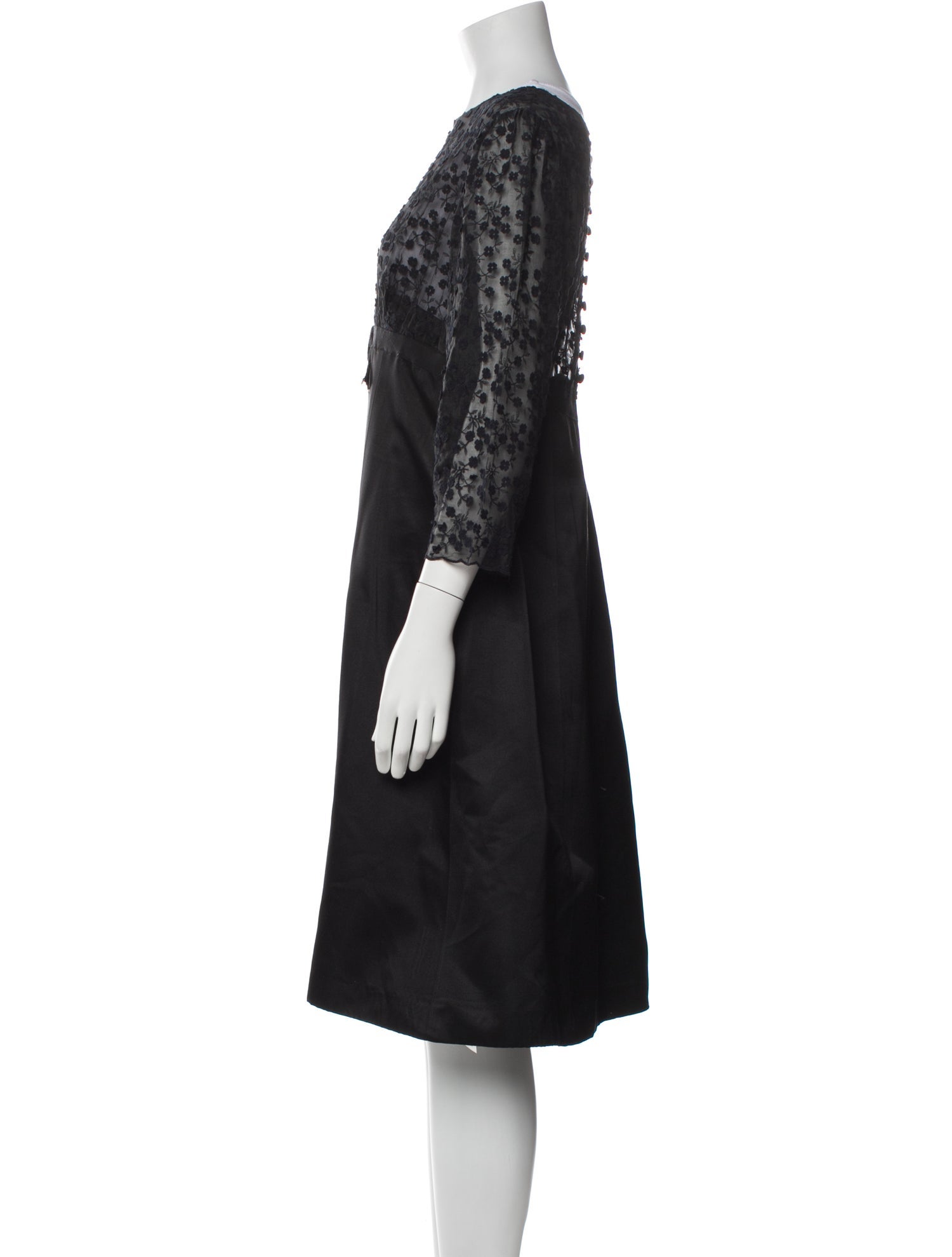 Carolina Herrera Silk Knee-Length Dress