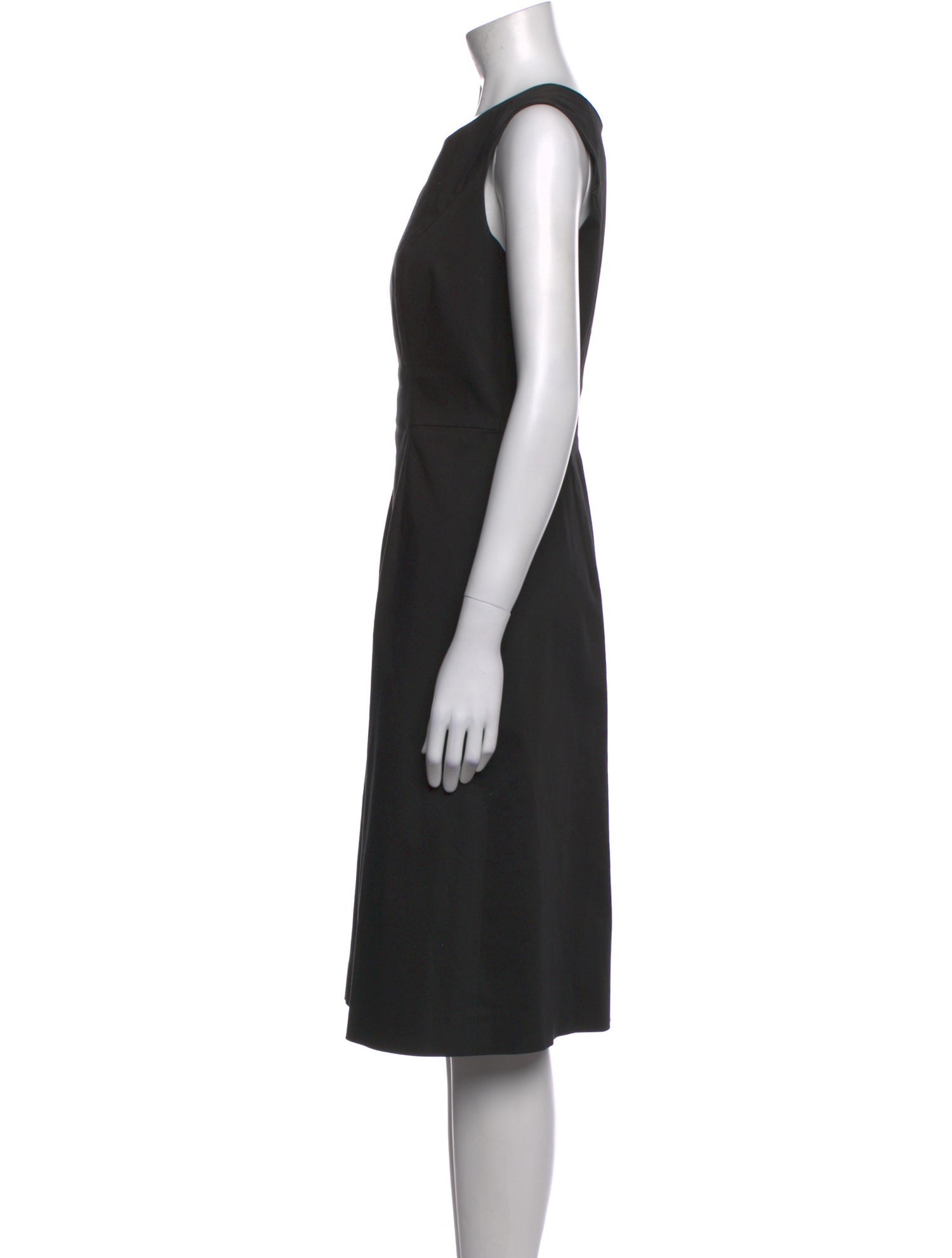 Carolina Herrera Crew Neck Midi Length Dress